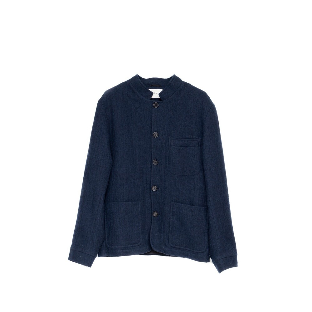 Authentic Oliver Spencer Coram Jacket (Wool) - Dexter Midnight Blue 40, EU 50
